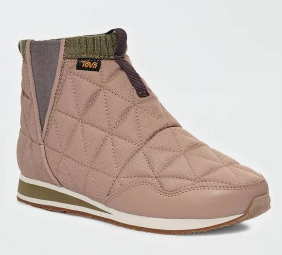 Teva Shoes - Teva Boots Womens US 5  Brown Quilted SlipOn Ankle‎ Outdoor Casual Gorpcore